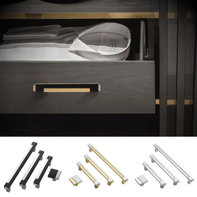Modern Cabinet Handle Pulls Kitchen Drawer Cupboard Furniture Handles Door Knobs