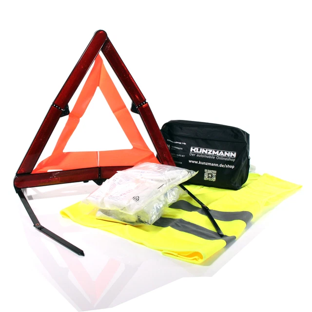 Kfz Kombitasche nano compact 3-in-1 Verbandskasten Pannen Unfall Erste Hilfe Set