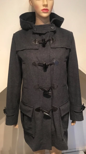 LADIES SIZE 8 Gant duffle coat grey wool 20.00 PicClick UK