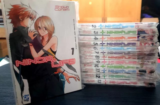 Ninja Life Serie Completa 1-13 Gp Manga - In Condizioni Ottime Imbustati