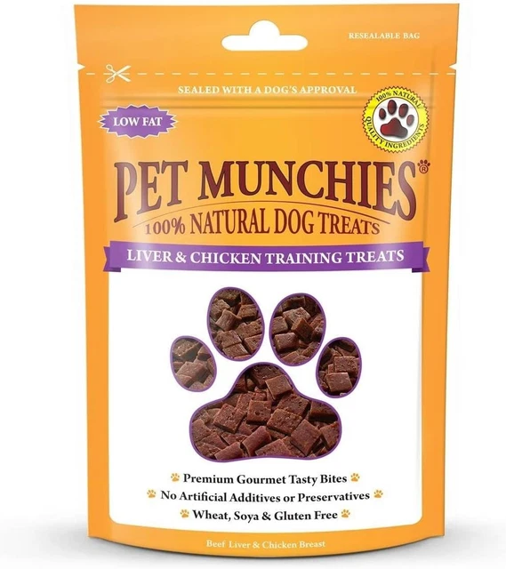 Dog Training Treats Natural Grain free Real Meat liver chicken Tasty Bites  50g