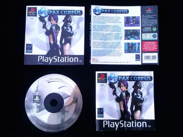 PAX CORPUS : JEU Sony PLAYSTATION PS1 PS2 ( Cryo COMPLET boîtier cassé )