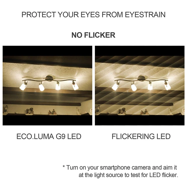 Warm White Bulb Simple Installation G9 LED Bulb For Table Lamps