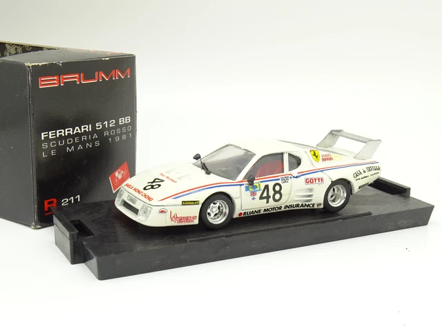 Modèle Réduit Ferrari BB512 #47 Le Mans 1981 - Échelle 1/43 IXO LMC078, Neuf