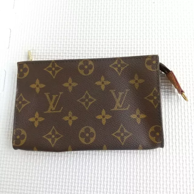 LOUIS VUITTON Monogram Pouch Leather Used Authentic PS230320-ps615