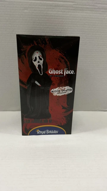 SCREAM Royal Bobbles Ghost Face Blood Splatter Exclusive Bobblehead Halloween