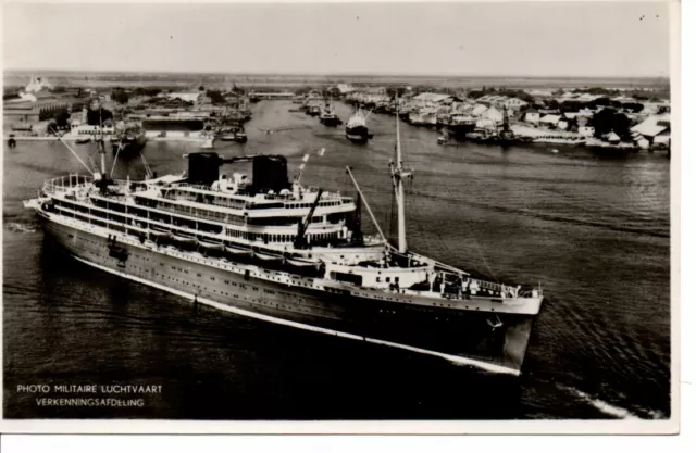 Cpa Cpsm Photo Militaire Luchtvaart Koninklijke Rotterdamsche Lloyd Willem Ruys