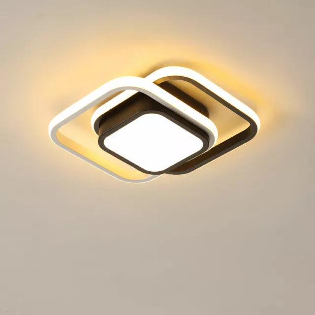 Modern Acrylic LED Ceiling Light Flush Mount Lamp Entryway Fixture Chandelier