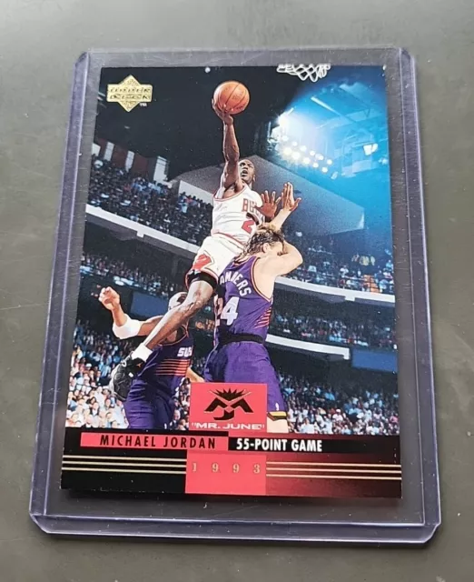 Michael Jordan Nba Card Upper Deck 1993-94 Mr. June # Mj 7 Chicago Bulls Rare