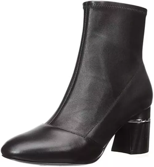 Phillip Lim N57106 Womens Black Leather Drum Leather Ankle Boots Size EU 38.5