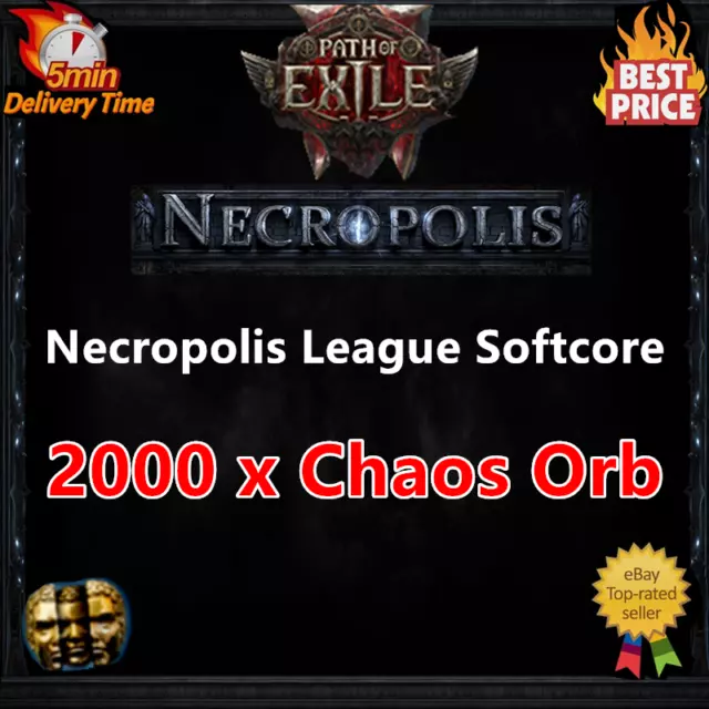 Path of Exile 2000 Chaos Orb Necropolis League Softcore POE Necropolis PC Fast🚀