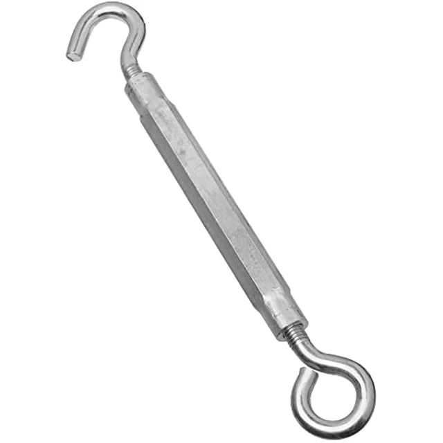 National Hardware N221-903 2172BC Hook and Eye Turnbuckle in Zinc plated, 1/2" x