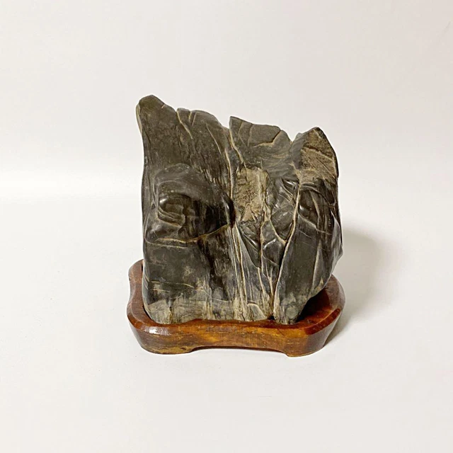 Decorative natural stone, bonsai stone, W5.9" x D4.3" x H5.9", 8.0lb.