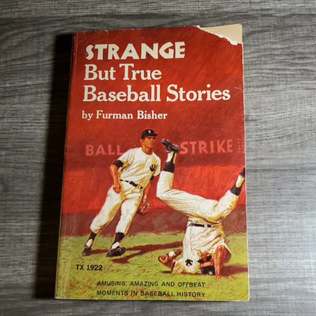 Strange But True Baseball Stories by Furman Bisher 1972 Vintage Paperback Book