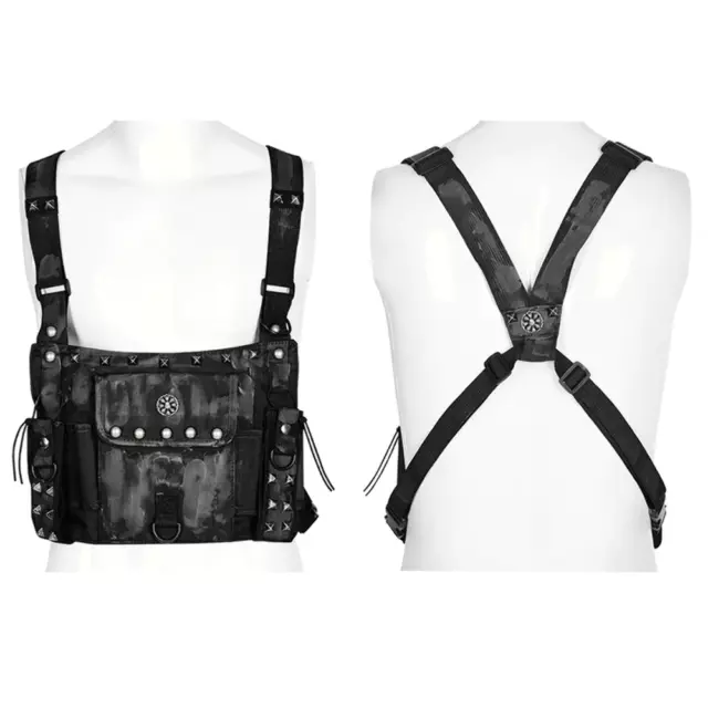 Steampunk Post-Apocalyptic Cyber Goth Punk Rave Harness Bag
