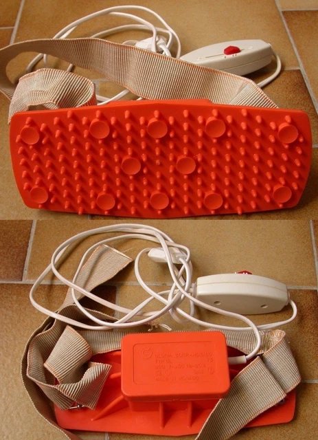 Masseur électrique orange GLORIA CORP  MADE in MONACO années 70  massage VINTAGE