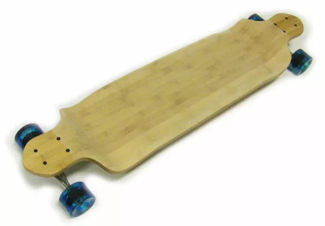 BAMBOO LONGBOARD 180mm TRUCKS 76mm Wheels DROP DOWN Skateboard Dropdown