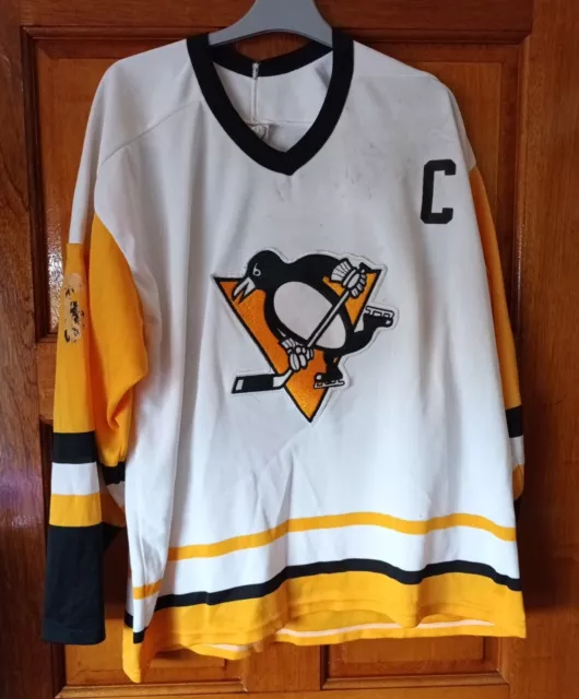 Vintage 2000s NHL Mario Lemieux PITTSBURGH PENGUINS T shirt size XL