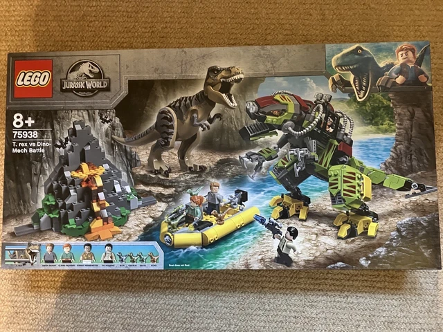 LEGO JURASSIC WORLD No 75938 T Rex Vs Dino Mech Battle Brand New ...