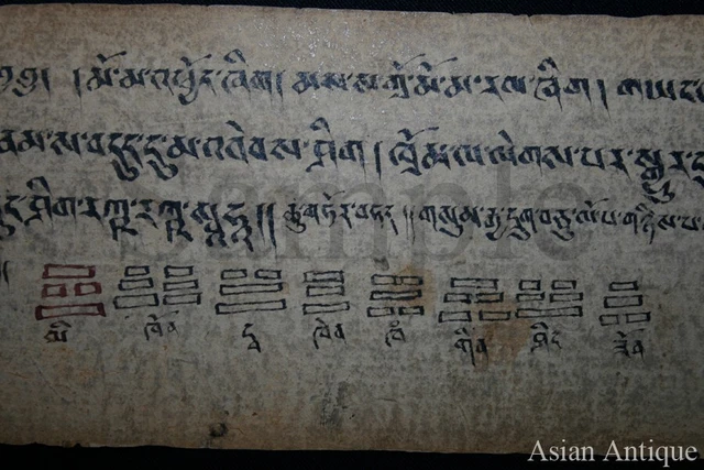 Ancient Mongolian Tibetan Buddhist Tantric Amulet  Mongolia 10-A3012b