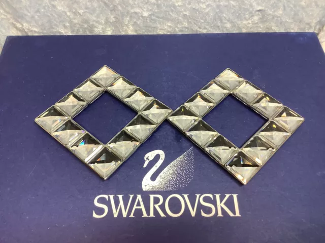 Swarovski 'Dressed Up' Napkin Rings 9280000061 606979. Retired 2004. w/box