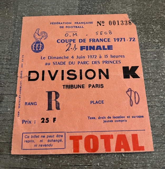 Miroir des Sports 762 ) FC SETE V MARSEILLE OM Finale Coupe France 1934