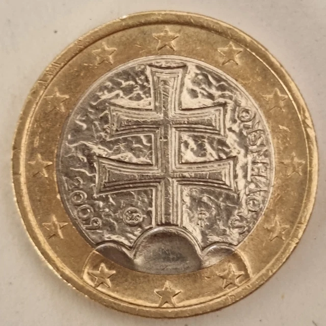 SELTENE 1 EURO Münze Fehlprägung 2009 Slovensko a.d.U. EUR 1,00 PicClick DE