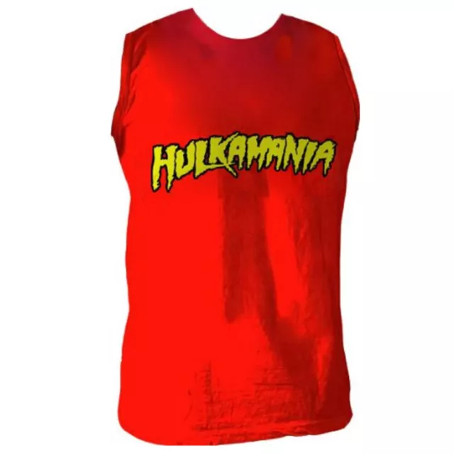ADULT MEN WWE Wrestling Hulk Hogan Hulkamania Costume T-Shirt ...