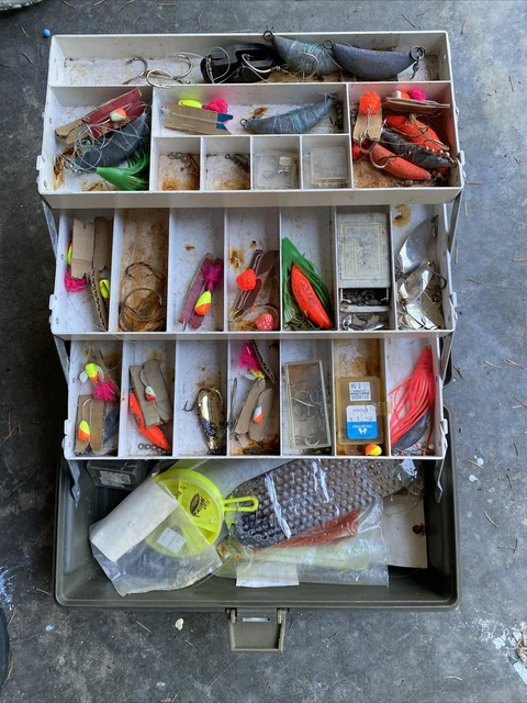 VLCHEK PLASTICS ADVENTURER 1713 FISHING TACKLE BOX Art Supplies Kit 3 Trays  $67.50 - PicClick