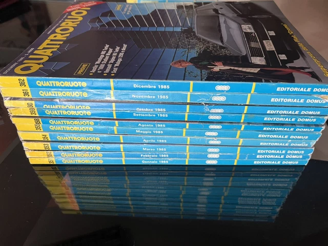 Rivista Ufficiale Inter Football Club – Année Complète 1985 Avec Reliure