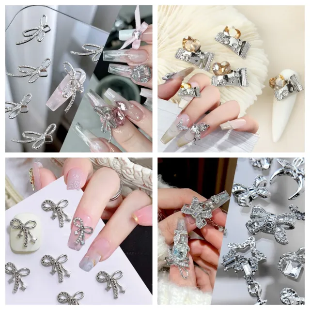 3D Nail Decoration Nail Art Charms Accessories Rhinestones DIY Glitter Manicure