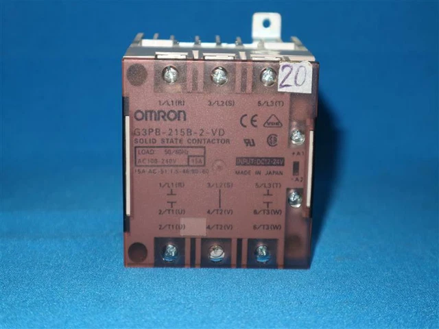 Omron G3PB-215B-2-VD G3PB215B2VD Solid State Contactor AC100-240V