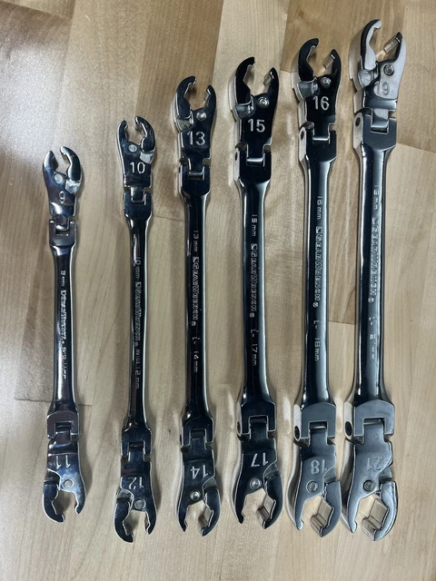 Gearwrench 10 Piece Metric Gearbox Flex 86126, Combination Wrenches...