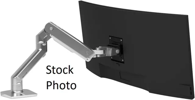 Ergotron HX Desk Monitor Arm for Displays up to 42" Polished Aluminum