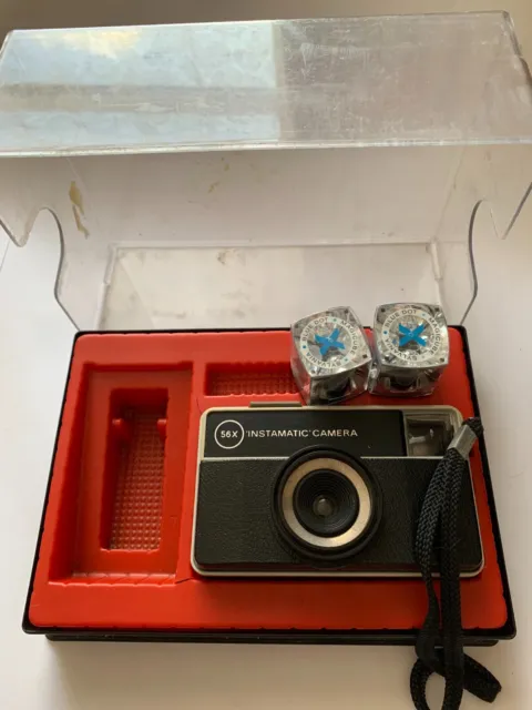 Vintage Film Camera Kodak Instamatic 56X Camera with Original Instructions