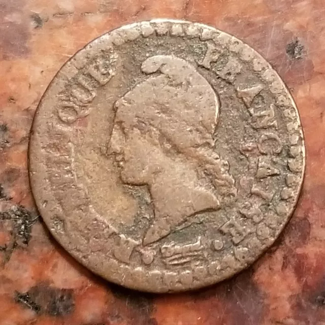 1797-1799 France 1 Centime Coin - #B0947