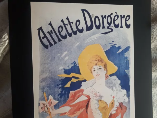 Werbeplakat Arlette Dorgere von Jules Cheret Reproduktion aus Erbschaftsdammlung