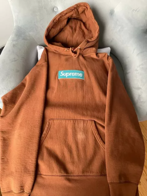 SUPREME HOODIE LARGE RN 101837 CA32812 Pre-owned With Bag And 