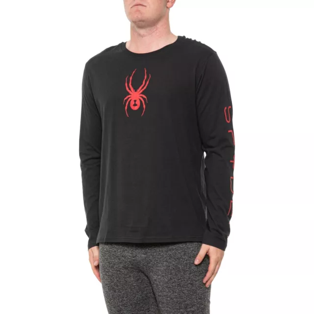 Spyder Mens Carve Big Bug Long Sleeve T-Shirt, Baselayer Shirt, Size M, NWT