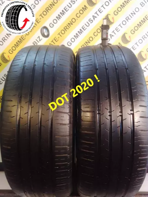 GOMME USATE 205 55 R16 Estivi CONTINENTAL EcoContact6 PNEUMATICI USATI 50%