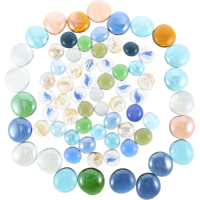 1 sacchetto pietre per acquario pietre di vetro per terrario piante in vaso pietre di riempimento serbatoio per pesci