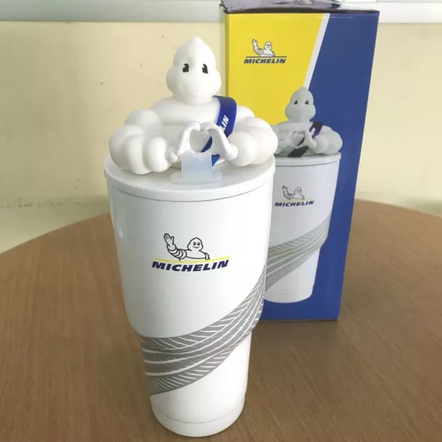 Collectible Michelin Bibendum Thermal Mug Tumbler Rare Tire Doll Man Gift + DHL