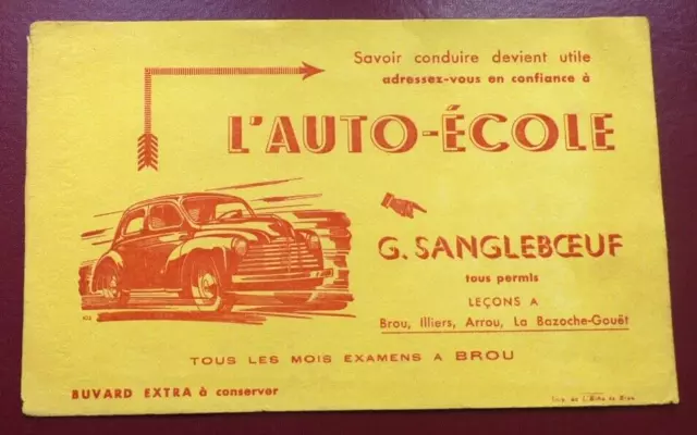 Buvard - L'auto-École Sangleboeuf Brou Illiers Arrou Bazoche-Gouët Eure & Loir