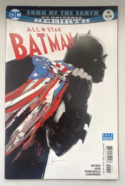 All-Star Batman #9 (2017) DC Rebirth Comics 1st Print Jock Variant Cover