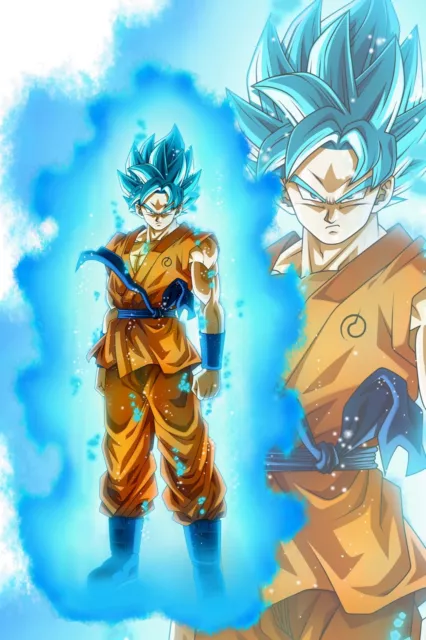 Dragon Ball Super Poster Gogeta Blue from movie W/Logo 12inx18in