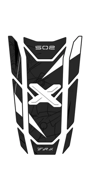 Adesivo Paraserbatoio Per Benelli TRK 502 X Per Benelli TRK 502 X Bian &ndash; Fango E Asfalto Moto