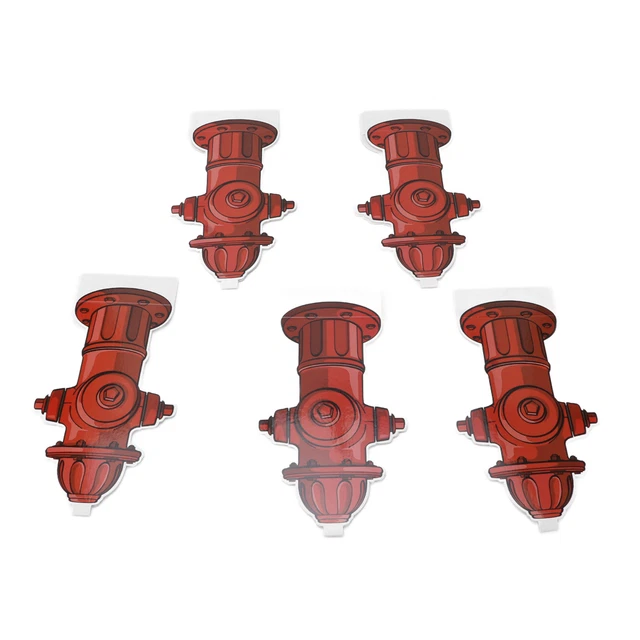 10pcs Dog Pee Pad Trainer Paper Fire Hydrant Shaped Pet Diaper Pad Guide For Chp