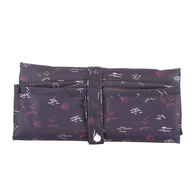(Black Spots)Baby Changing Mat Multi Functional Nylon Diaper Changing Pad Easy