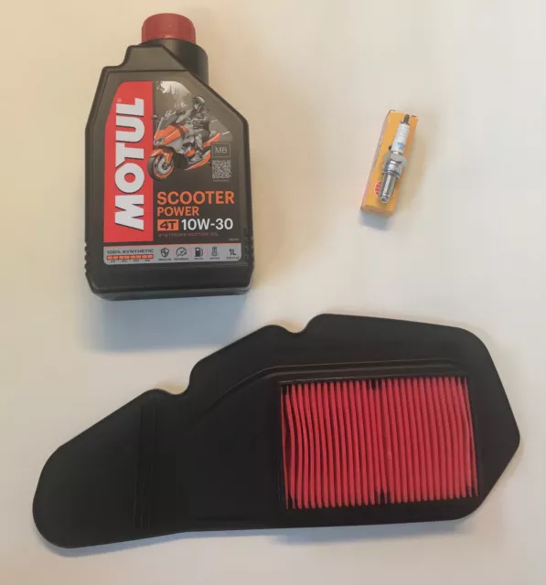 Honda PCX125 2012-2017 Service Kit Motul Scooter Oil, Air Filter, Spark Plug