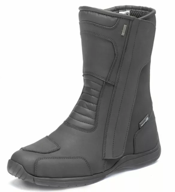 Motorradstiefel Motorrad Tourenstiefel Stiefel Hurricane Schwarz Gr 37 -  47 NEU